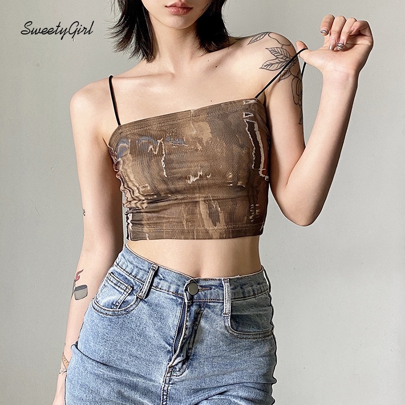 Áo Hai Dây Màu Trơn Hở Lưng Thời Trang Gợi Cảm 2022 Cho Nữ