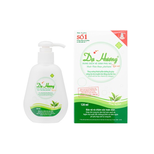 [Mã FMCGMALL -8% đơn 250K] Dung dịch vệ sinh Dạ Hương Trà xanh 120ml