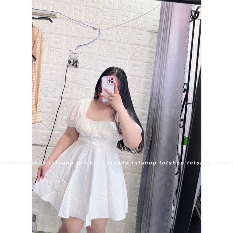 ĐẦM XÒE HỞ LƯNG [ TNT SHOP BIGSIZE 60KG 90KG ] | BigBuy360 - bigbuy360.vn