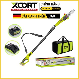 Kéo cắt cành cây trên cao-Máy cắt cành trên cao dùng pin 20/21V XCORT
