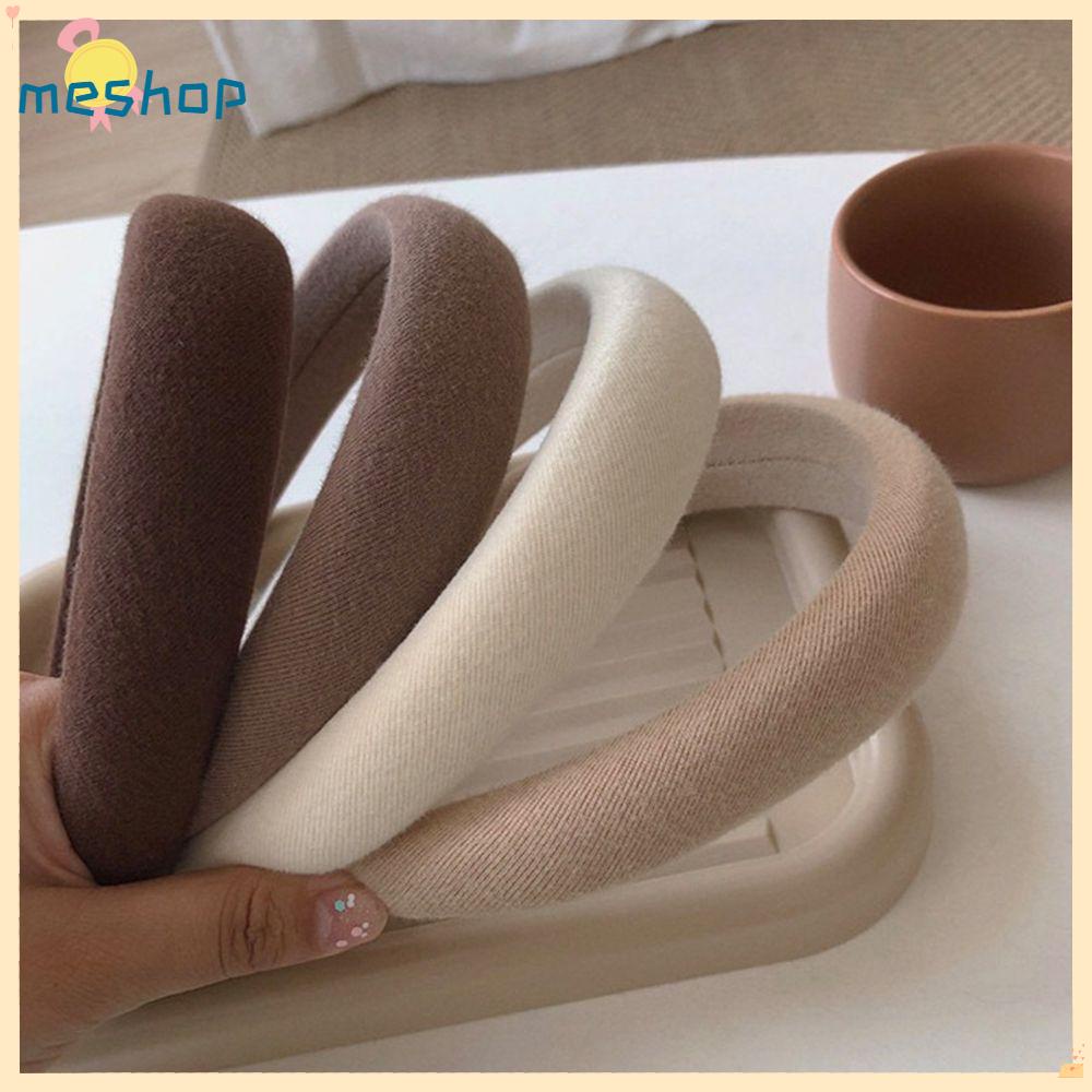 Băng Đô Cài Tóc Vải Nhung Mềm Dày Thời Trang Thu Đông Cho Nữ