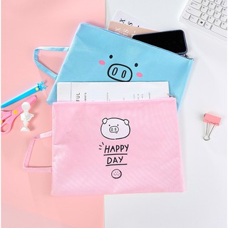 Túi đựng hồ sơ hình HEO XINH (Khổ A4)