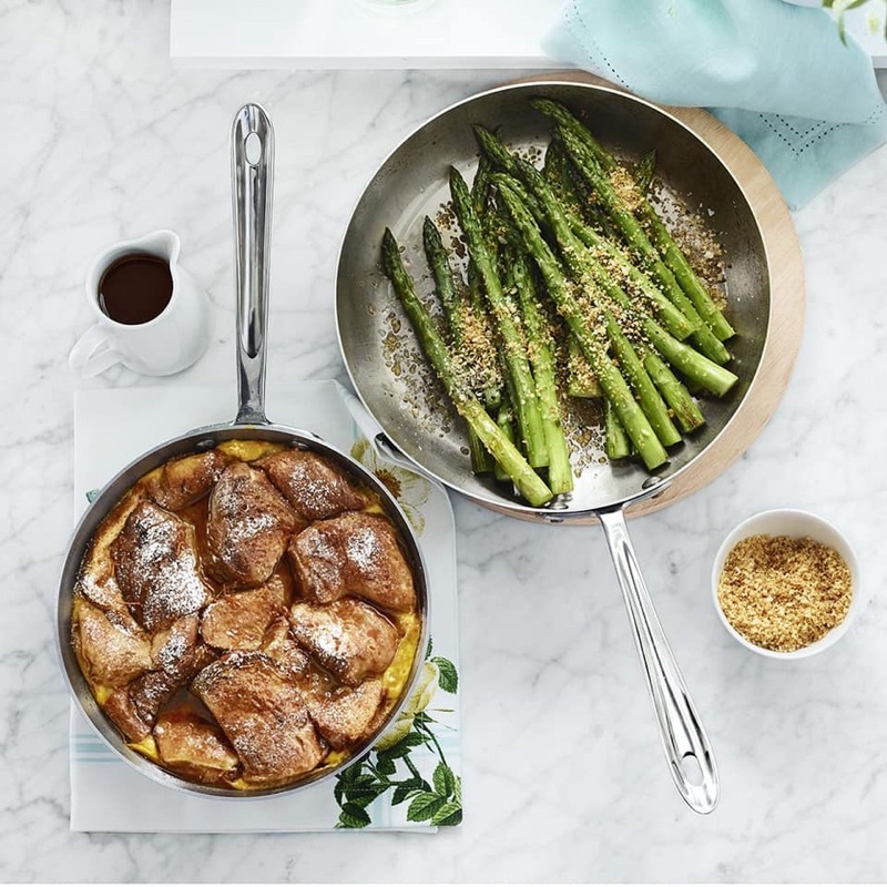 Chảo nguyên khối All-Clad French Skillet 28cm-made in USA