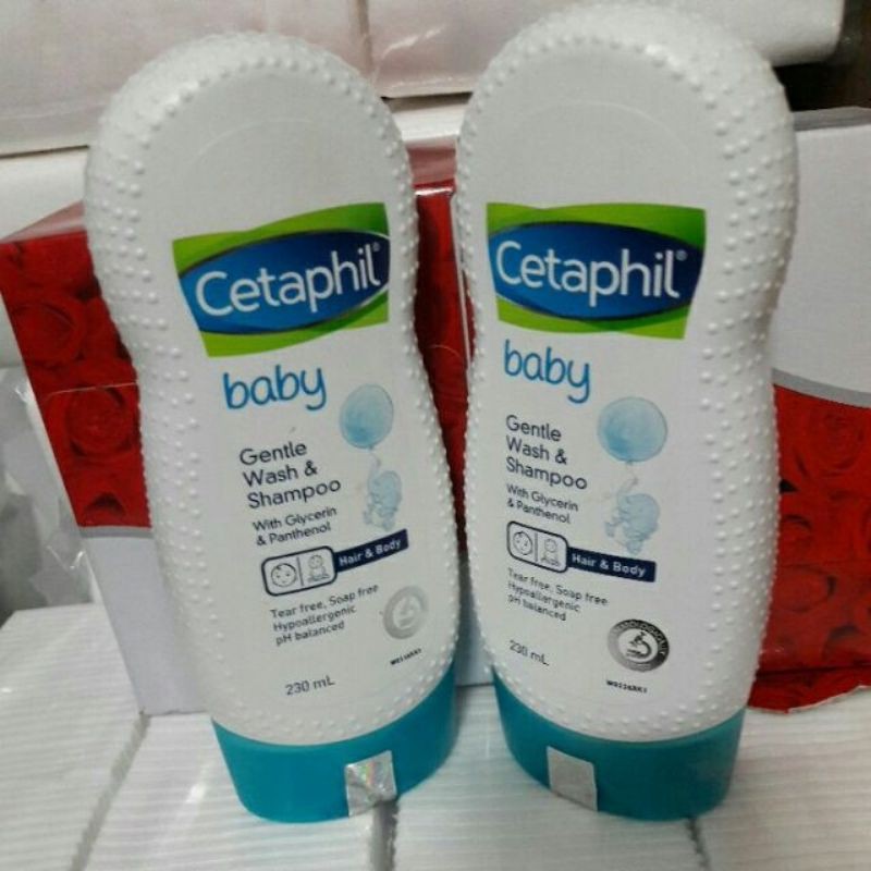 Cetaphil tắm gội Gentle Wash & Shampoo : an toàn cho trẻ sơ sinh ( 230ml)
