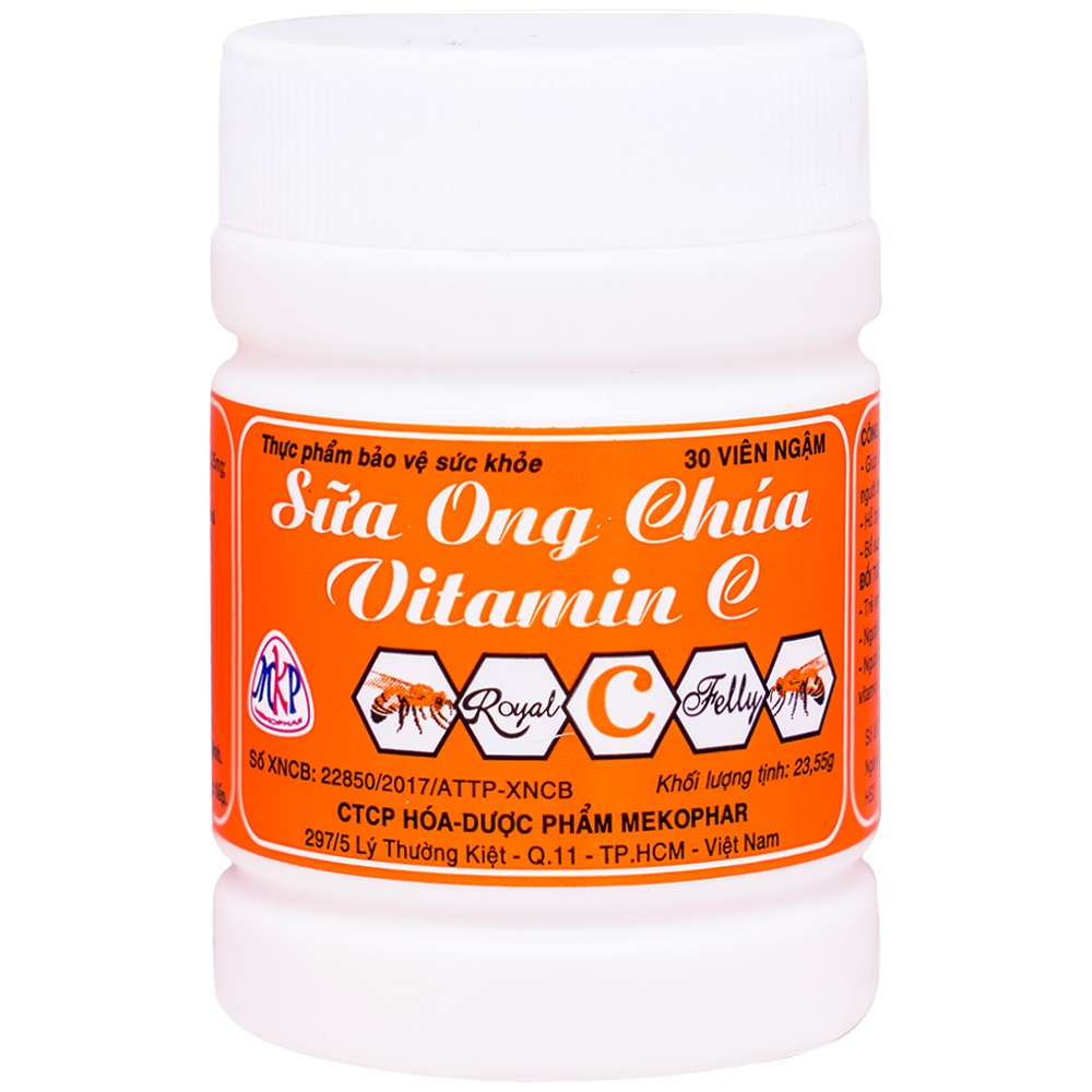 Kẹo ngậm sữa ong chúa vitamin C - Mekophar