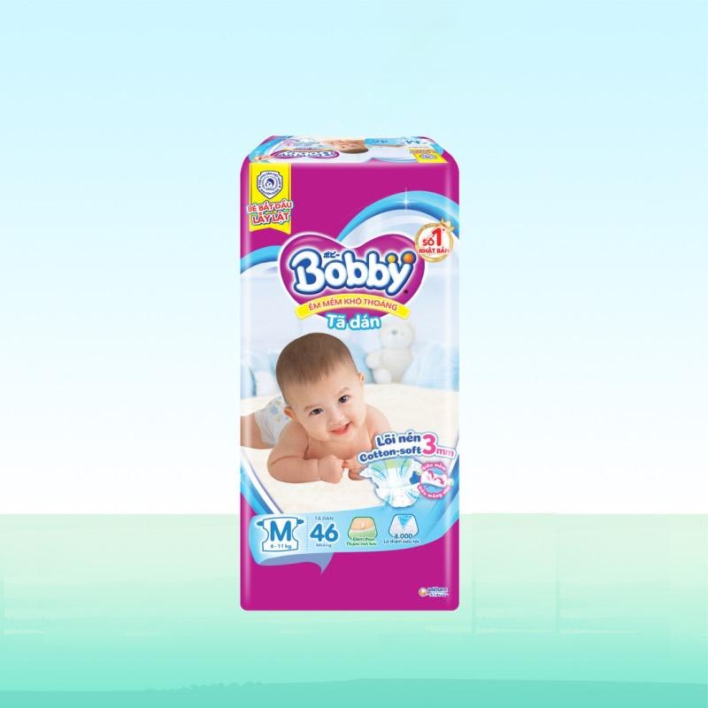 Tã dán Bobby size M (46 Miếng)