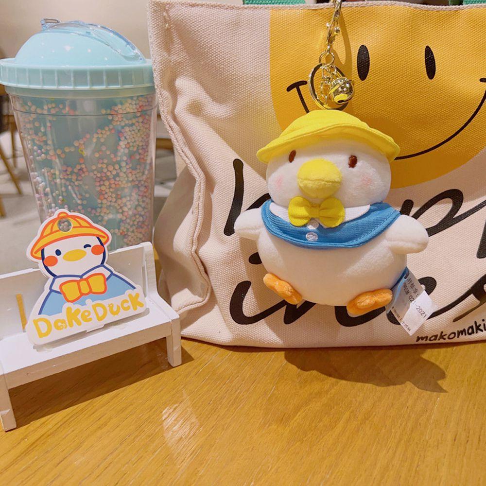 Móc Khóa Hình Vịt Nhồi Bông Dễ Thương