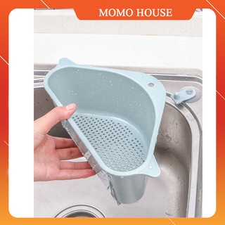 Giỏ Lọc Thức Ăn Thừa Góc Bồn Rửa Bát Tiện Ích