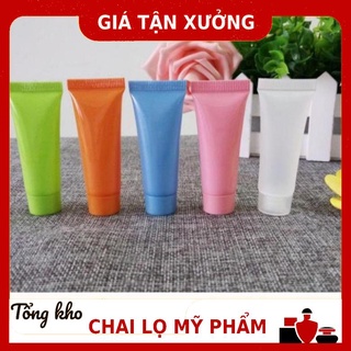 Tuýp Chiết Mỹ Phẩm ❤ Tuýp nhựa 5ml,10ml chiết mỹ phẩm , tong kho chai lo