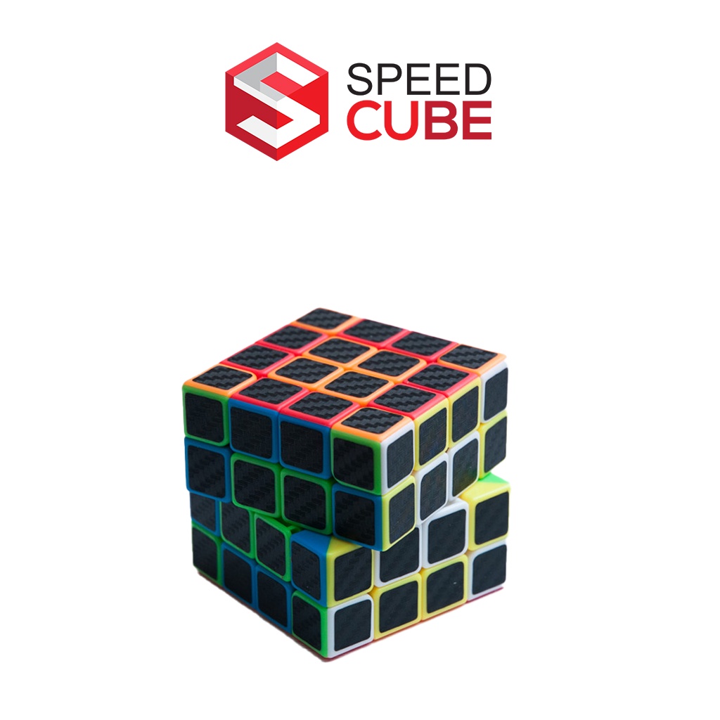 Rubik 4x4 giá rẻ carbon, Rubik 4 tầng Moyu Meilong 4 WCA Carbon - Shop Speed Cube