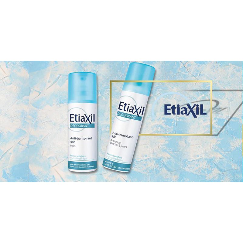 Xịt Khử Mùi Hàng Ngày Etiaxil Déodorant Anti-Transpirant 48h 150ml