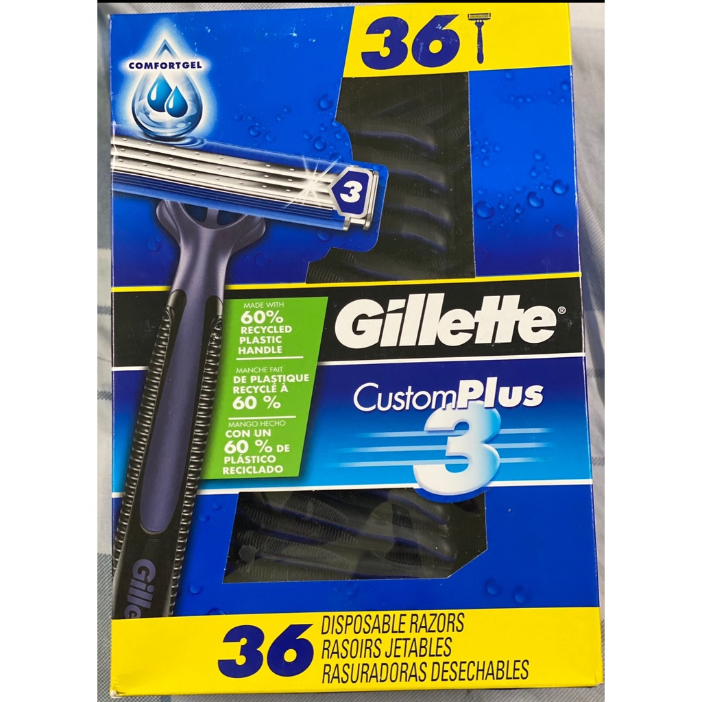 Dao cạo 3 lưỡi Gillette Custom Plus - Mỹ