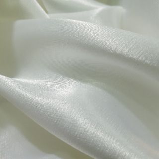 Vải phi trắng kem 61