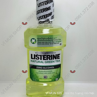 Nước súc miệng Listerin trà xanh chai 750ml
