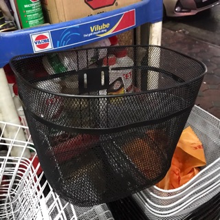 Giỏ xe đạp màu đen mini cào cào lớn tặng kèm ốc