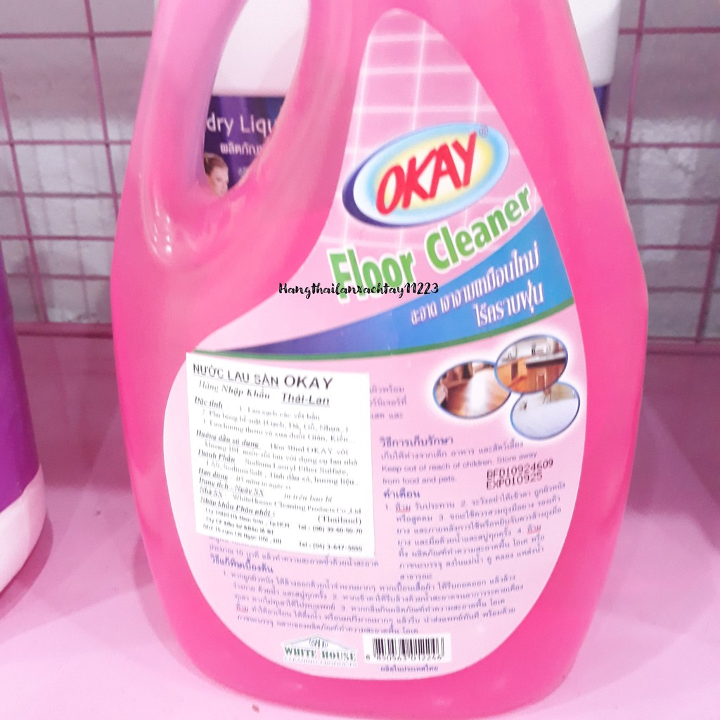 Nước Lau Sàn Okay 2000ml Thái Lan cực thơm