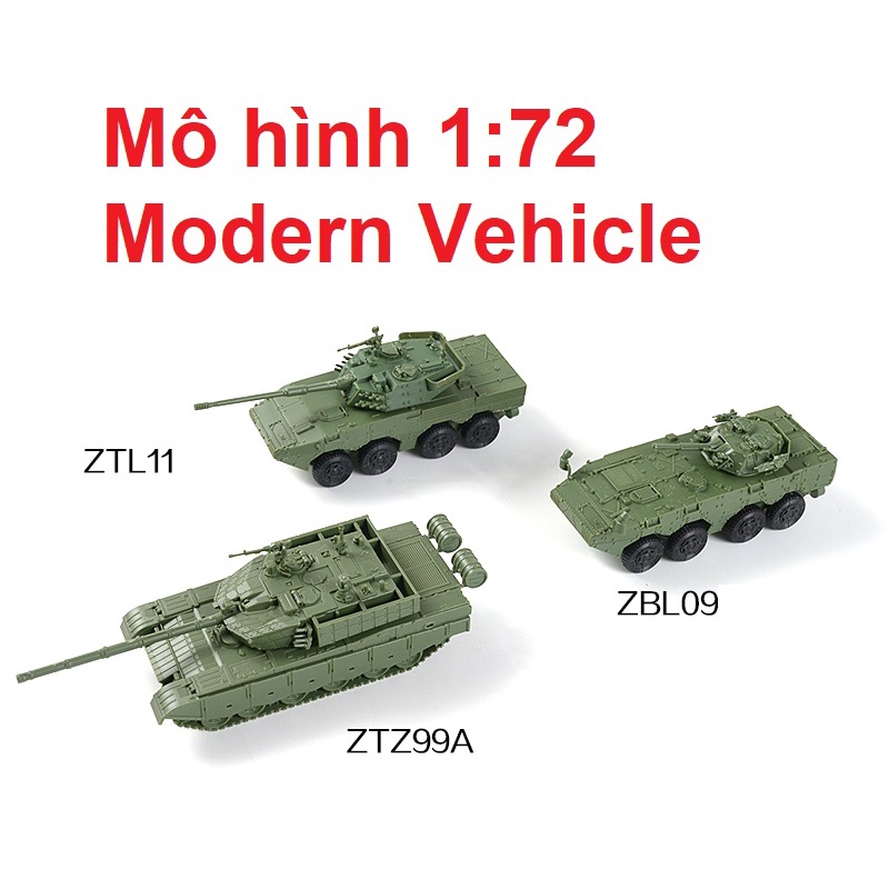 Mô hình tỉ lệ 1:72 Modern Vehicle (XF)