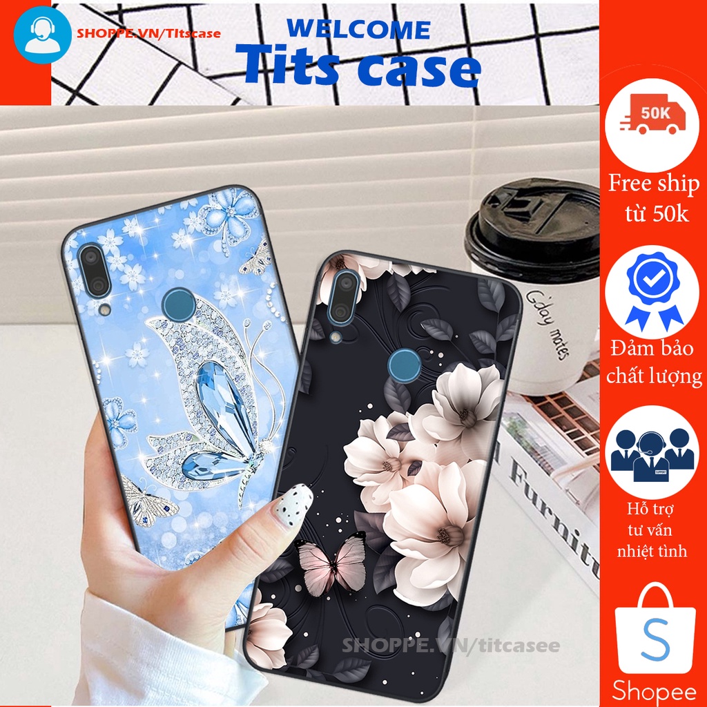 Ốp lưng  Huawei Y9 2019 in hình thiên nga,hoa may mắn, đặc sắc ĐỘC - LẠ - BỀN