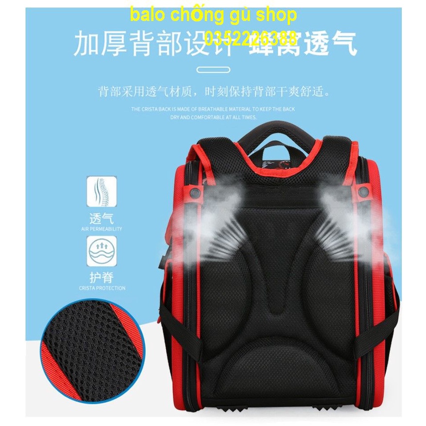 Balo chống gù học sinh tiểu học, Cặp sách chống gù cho bé trai và bé gái cấp 1 CG5003