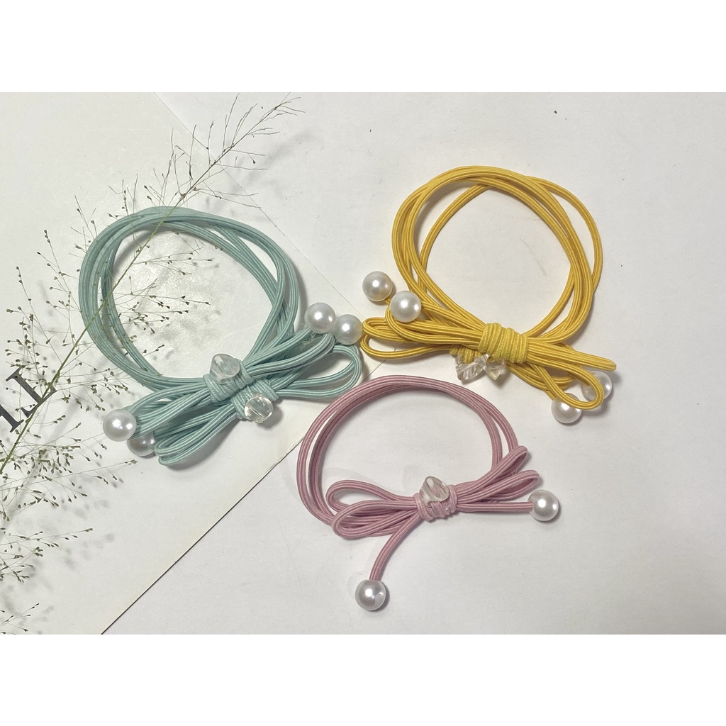 Chun buộc tóc xinh xắn, dễ thương, cute hột me