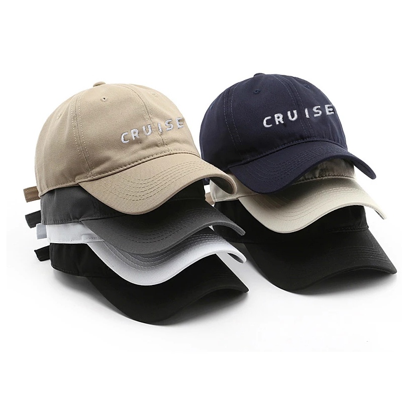 Mũ lưỡi trai cotton phong cách hip hop thời trang cho nam và nữ