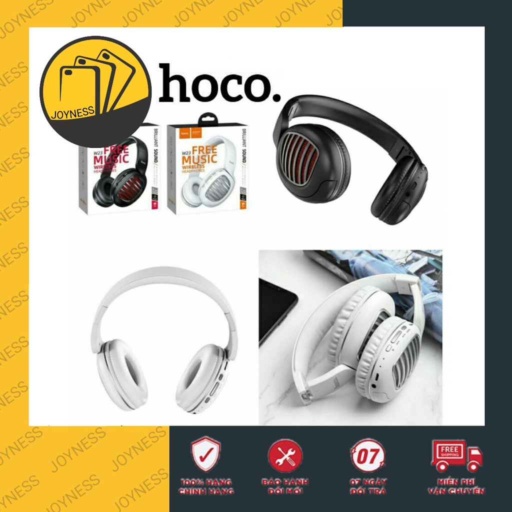 Tai Nghe Bluetooth Chụp Tai Hoco W23 New ✔Có Khe Cắm Thẻ Nhớ - Bảo Hành 12 Tháng