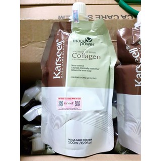 Hấp - Ủ - Xả Collagen Karseell Maca Phục Hồi Tóc Hư Tổn 500ml