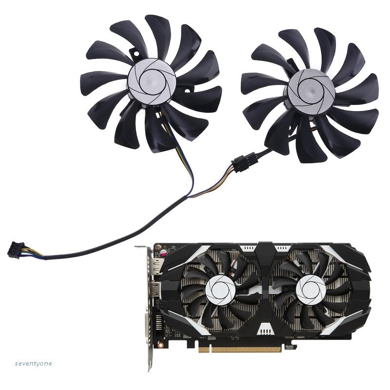 1 cặp quạt làm mát 85mm HA9010H12F-Z 4Pin thay thế cho MSI GTX 1060 OC 6G GTX