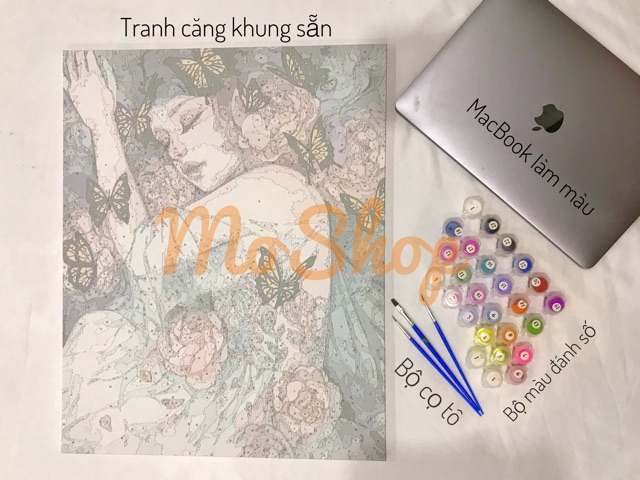 [ORDER] TRANH SƠN DẦU TỰ TÔ MẪU HOA HỒNG