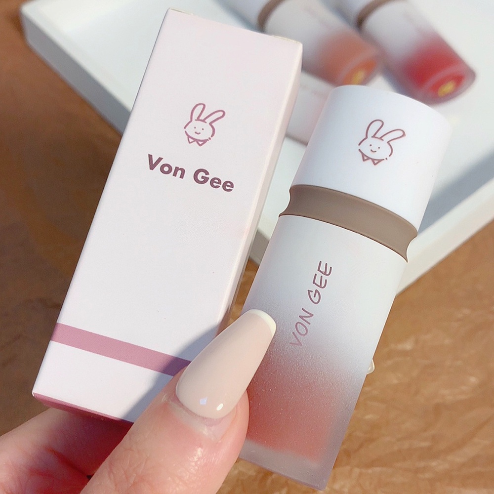 Son Môi Nhung Lì Qibest Lâu Trôi Chống Thấm Nước Với 6 Màu Lựa Chọn Cho Nữ