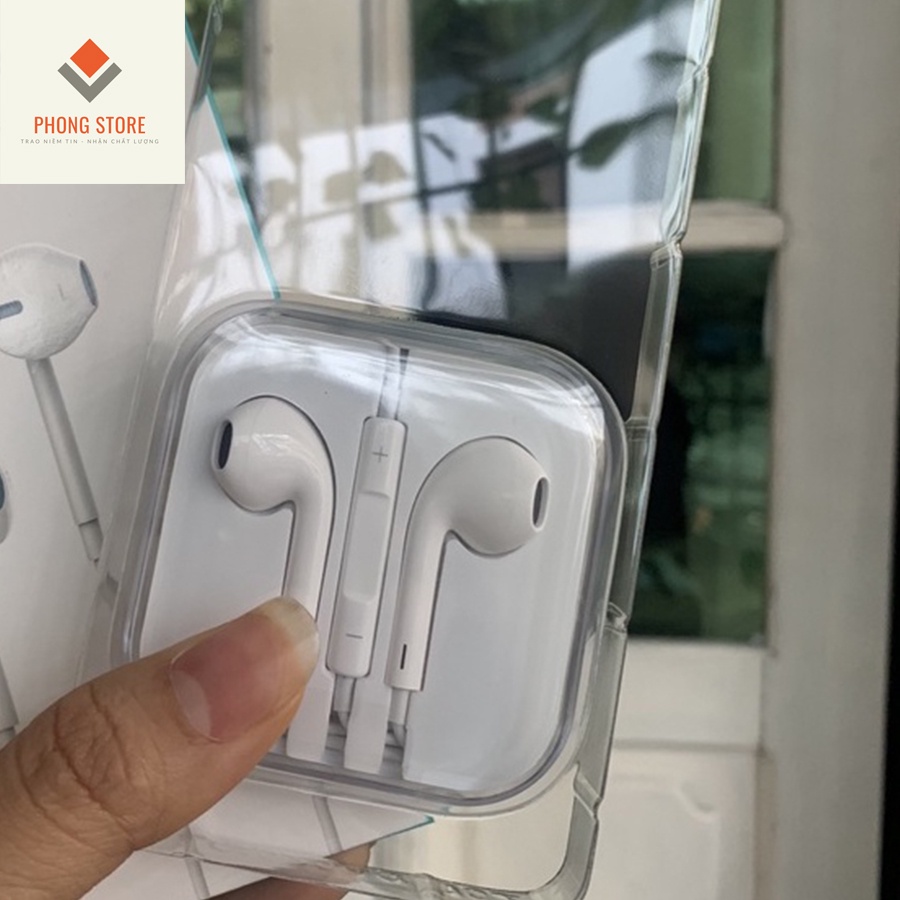 Tai nghe có dây chân cắm 3.5 full hộp dùng cho điện thoại và máy tính âm thanh hay - PHONG STORE