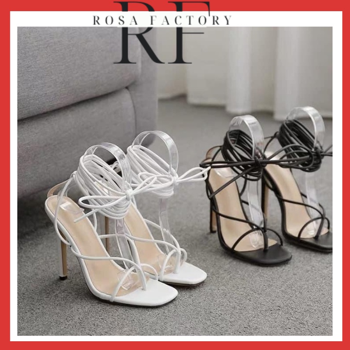 Giày/guốc sandal cao gót chiến binh đan dây cao gót m35 Mys Rosa Factory CG-0504