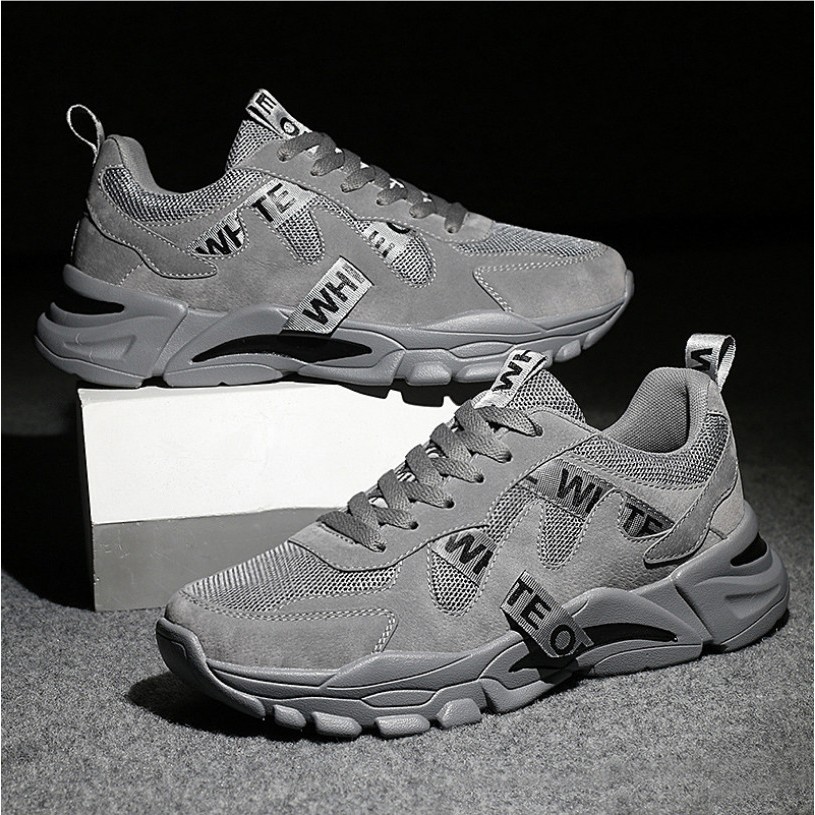 Giày nam đẹp, giày nam Sneaker thể thao phối chữ siêu HOT SP - 330 | BigBuy360 - bigbuy360.vn