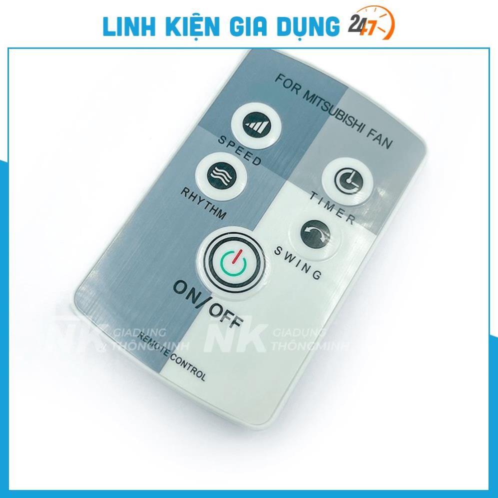 Điều khiển quạt Mitsubishi dùng cho quạt cây và treo tường ( Kèm pin )