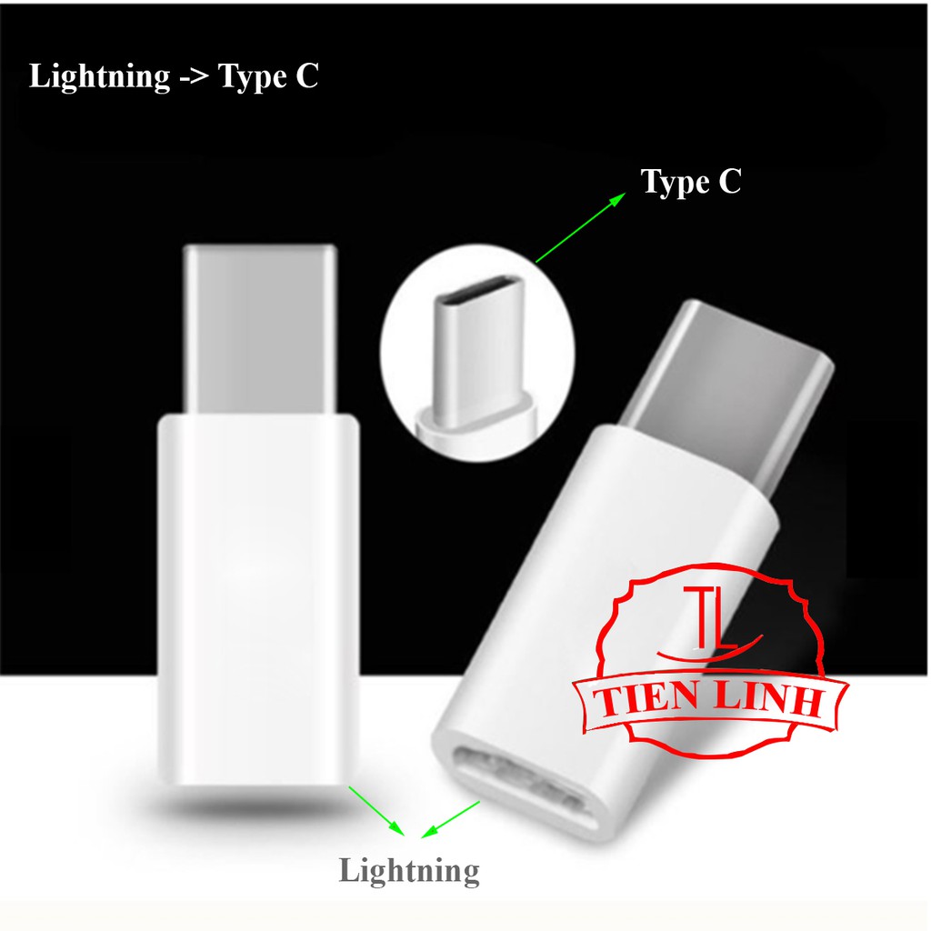 Bộ combo 2 đầu chuyển đổi từ Lingtning sang Micro usb và Lightning sang Type C