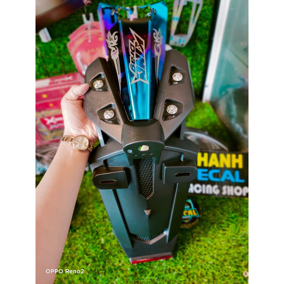 Dè lớn malaisia  full ốp đuôi Kingdrag và ốc salaza  lắp cho ex 150 cc ...