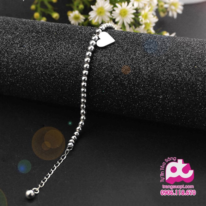 Lắc tay inox nữ cao cấp bảo hành không đen - SY_LTN_325