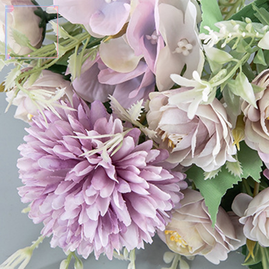 (DOV) Hoa Giả Trang Trí Trong Nhà Và Ngoài Trời Không Cần Nước