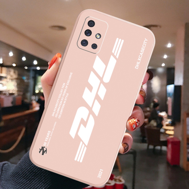 Ốp Điện Thoại Cạnh Vuông In Logo NASA Cho Samsung Galaxy A31 A32 4G A52 A72 5G A11 A51 A71 A10S A50 A30S A20S M42