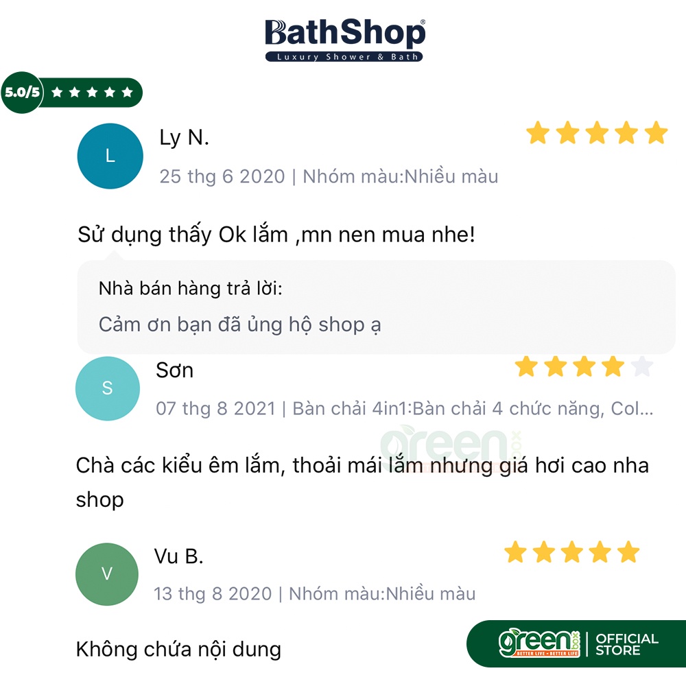 Bông tắm Bathshop cao cấp cho nữ lưới siêu mềm 50g, giao màu ngẫu nhiên