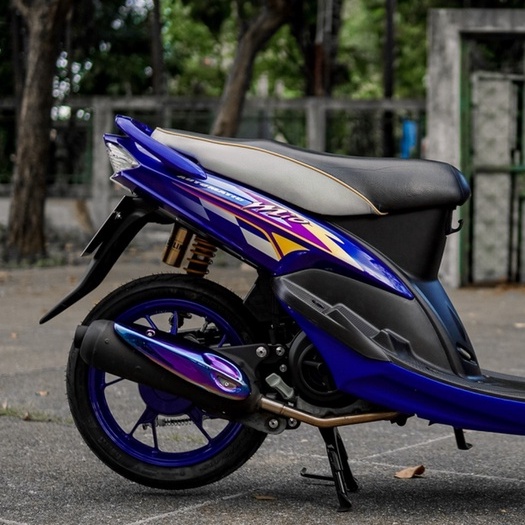 Tem Rời Mio Thai Lan Dán Xe Xanh Dương