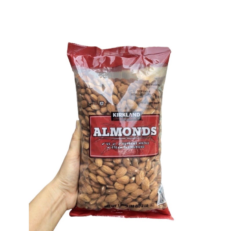 Hạnh nhân sấy khô KIRKLAND SIGNATURE ALMONDS 1,36kg