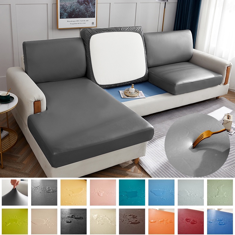 Bọc Ghế Sofa Bằng Da PU Co Giãn Chống Nước Trang Trí Nội Thất