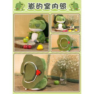 Gối ôm ếch xanh