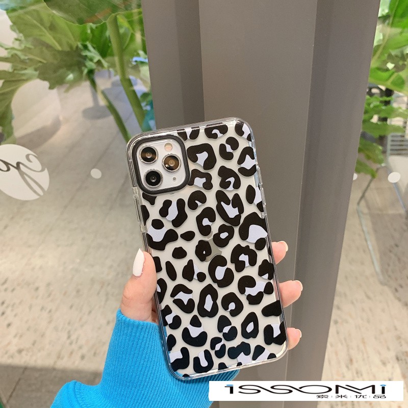 Ốp Điện Thoại Trong Suốt Họa Tiết Da Báo Cho Iphone 12 Pro Max 11 | BigBuy360 - bigbuy360.vn