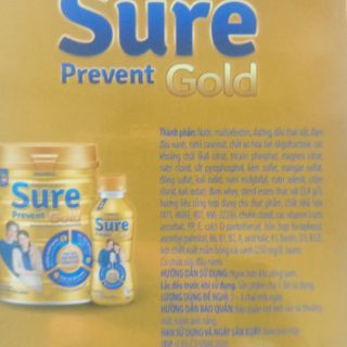 Combo 1 lon 400g & 6 chai sure prevent
