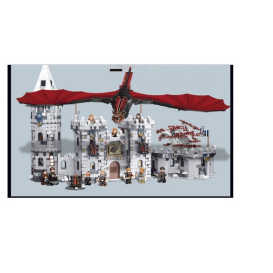 Bộ lắp ráp xếp hình lego Super 18k K101 Xếp Hình Thành Trung Cổ Winterfell Castle Trong Game Of Thorne 2217