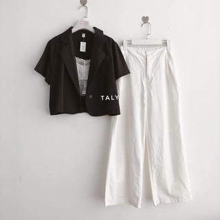 Áo vest lửng trơn TALY A2841