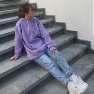 Áo HOODIE BASIC Tím Nhạt UNISEX