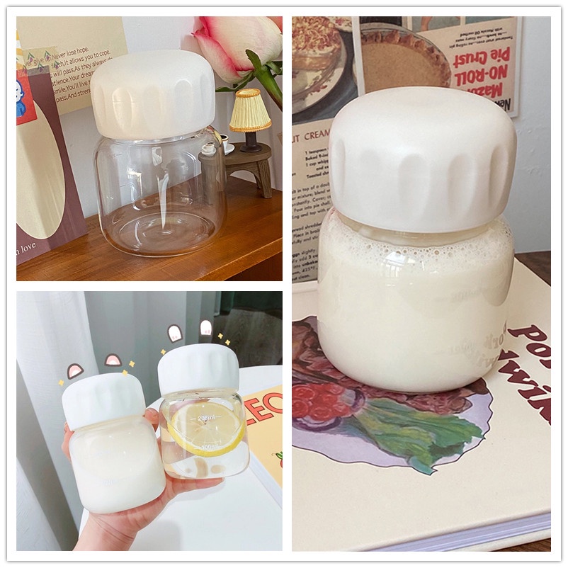 Bình Nước Mini 220ml Thiết Kế Dễ Thương Tiện Dụng Cho Nữ Sinh